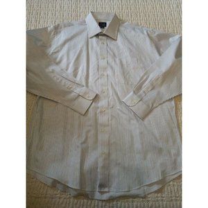 JOS A BANK Executive Collection White Pinstriped